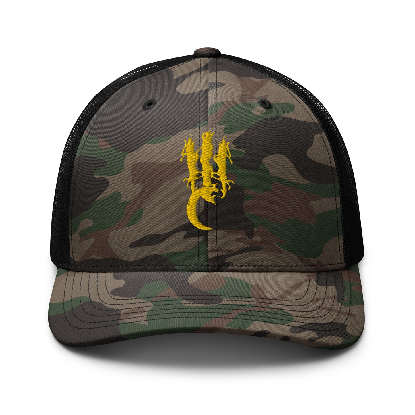 Camouflage trucker hat