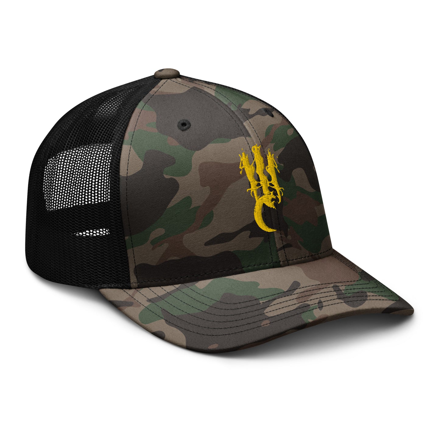 Camouflage trucker hat