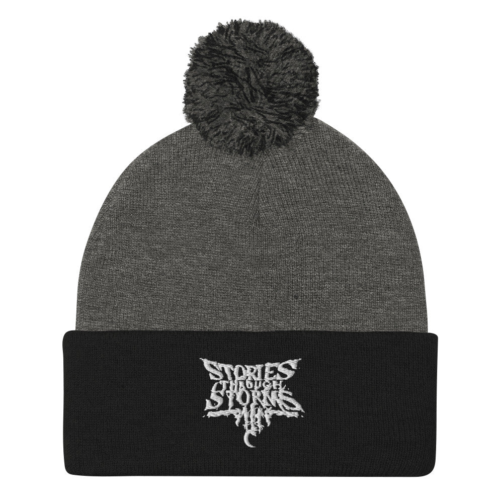 Stories Through Storms Pom-Pom Death Beanie