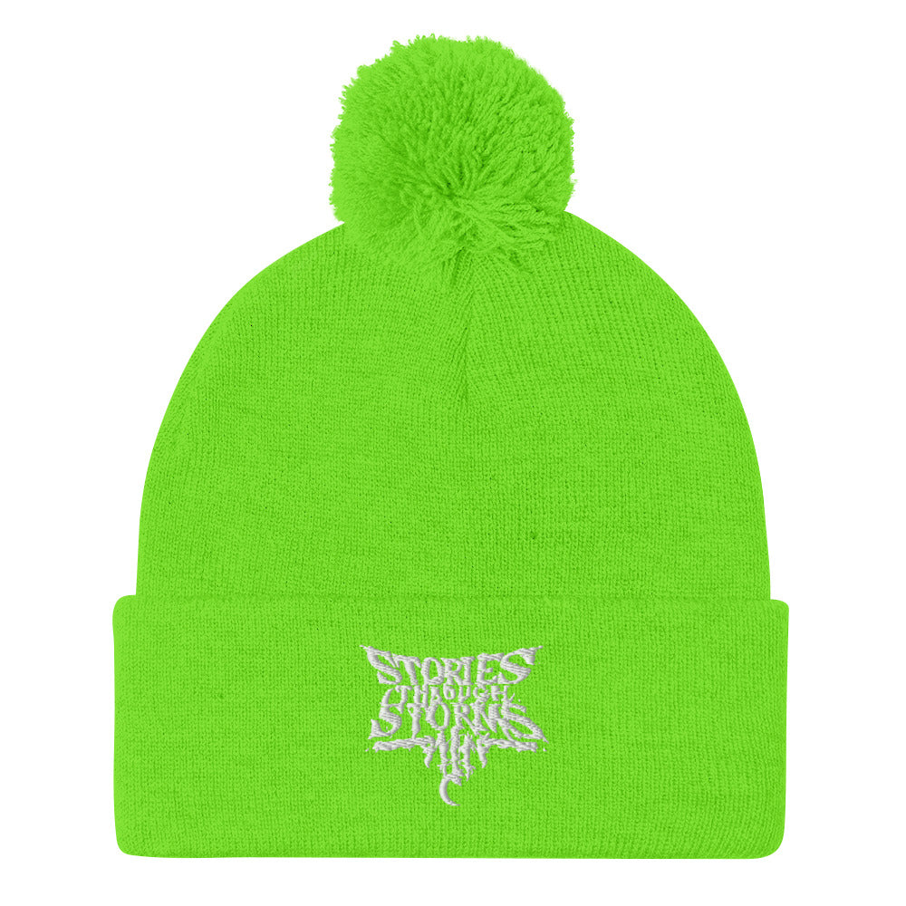 Stories Through Storms Pom-Pom Death Beanie