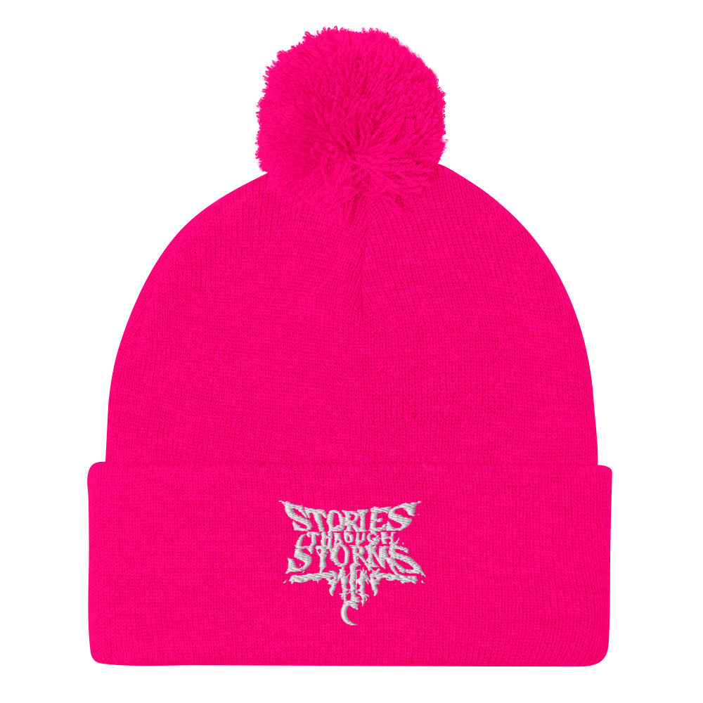 Stories Through Storms Pom-Pom Death Beanie