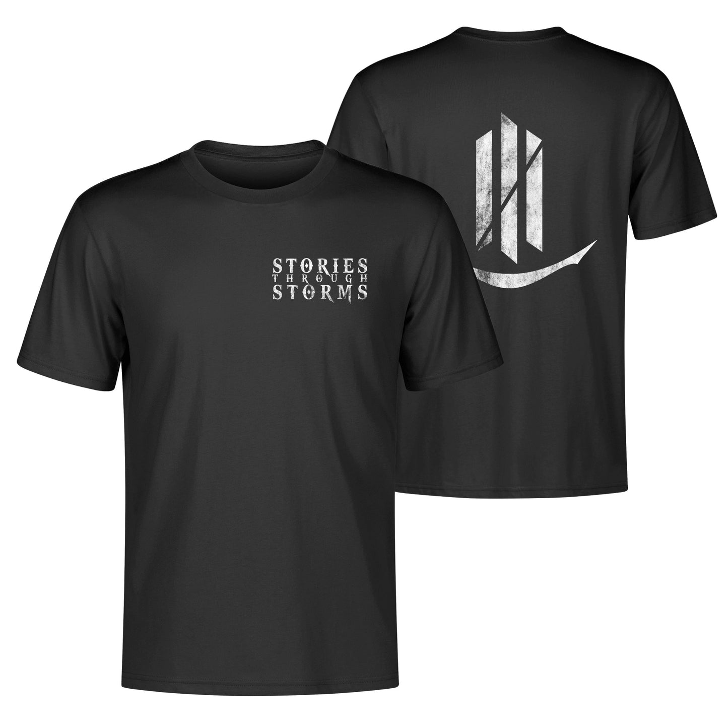 Stories Through Storms Distressed Tee Shirt