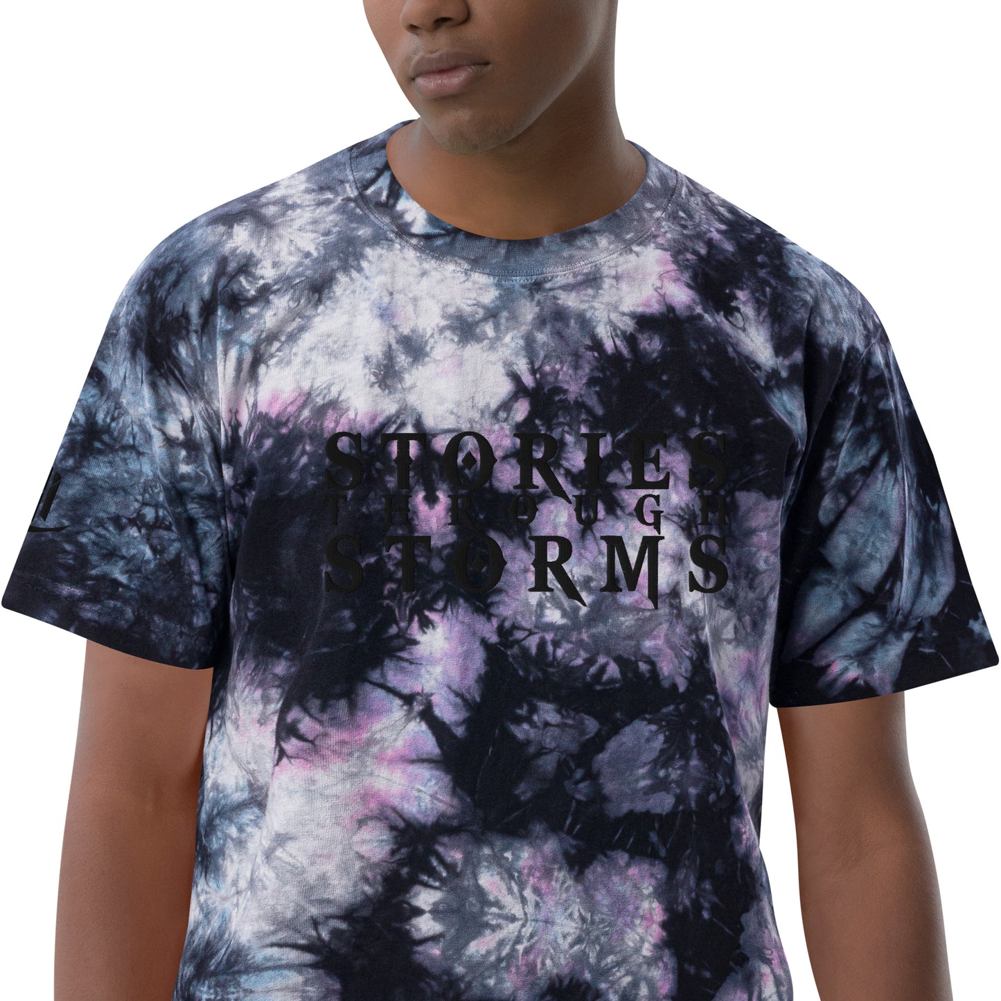 Stories Through Storms Embordered Dye Tee