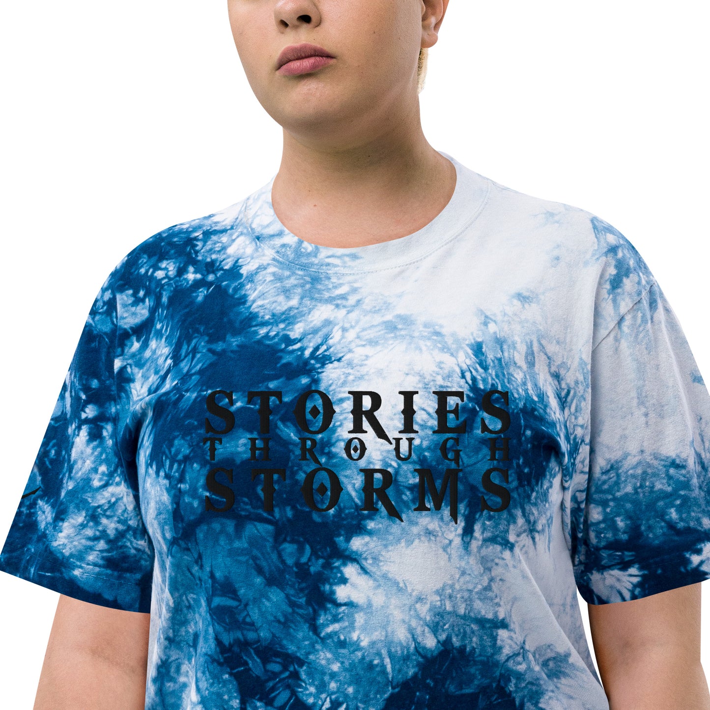 Stories Through Storms Embordered Dye Tee